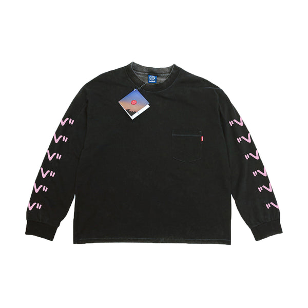 "Forever" Fade-Away L/S Tee 'Black'