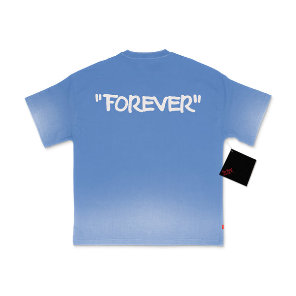 "Forever" Fade-Away Tee 'University Blue'