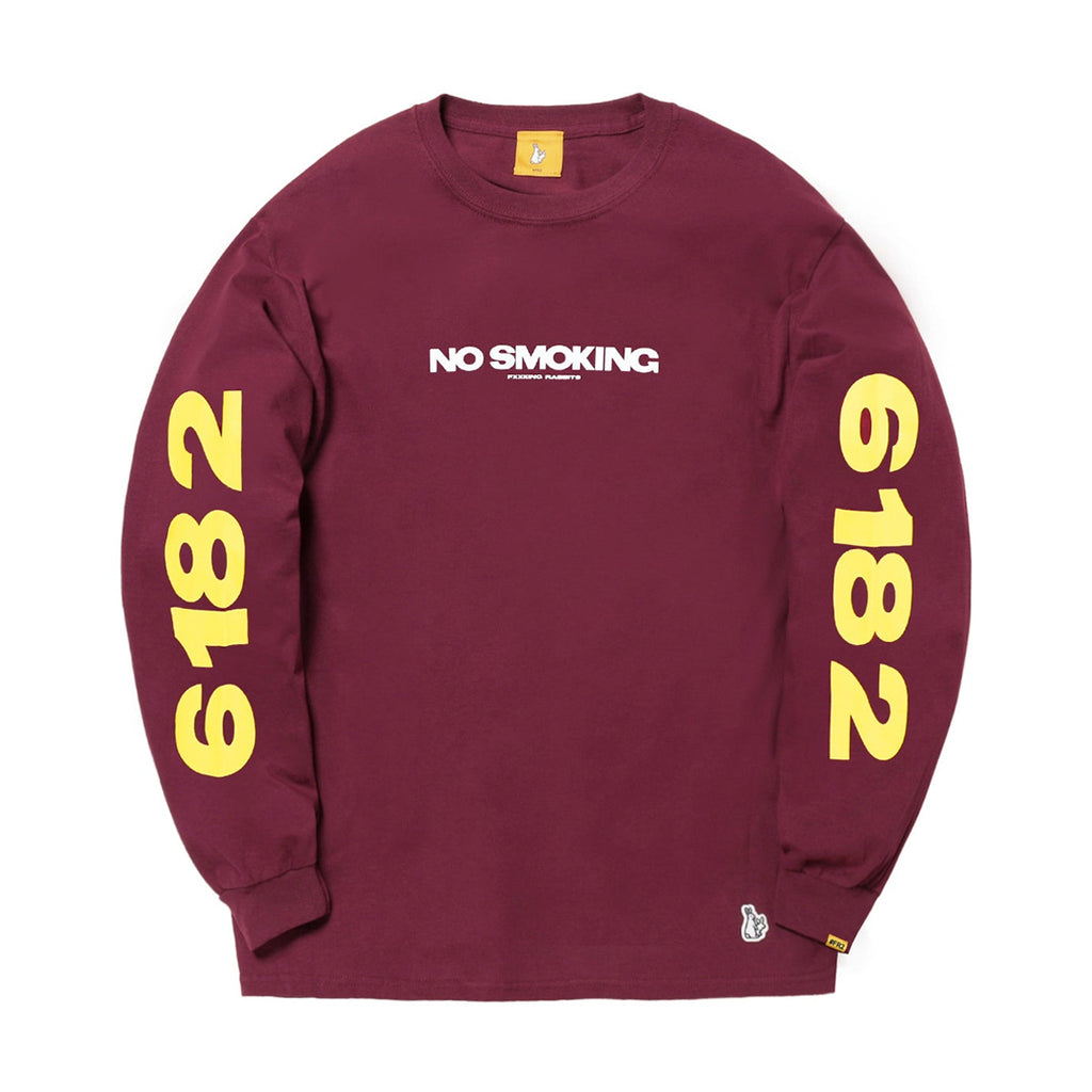 Shirt 'Burgundy' – BellsShops - #FR2 No Smoking L/S T - Womens