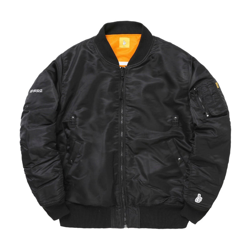 Burberry reversible logo bomber jacket