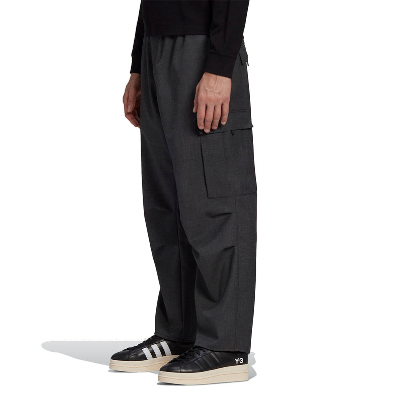 Max Logo Nylon Shorts - 3 Classic Winter Cargo Pants 'Charcoal