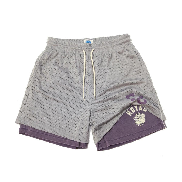 Hoyas Double Team Shorts 'Purple'