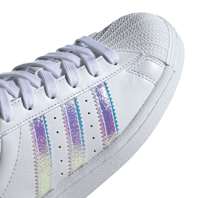 adidas Originals Kid s Superstar White Iridescent Limited Edt