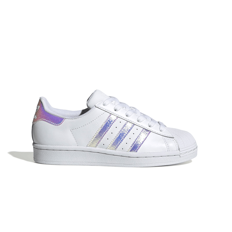 White hot sale iridescent adidas