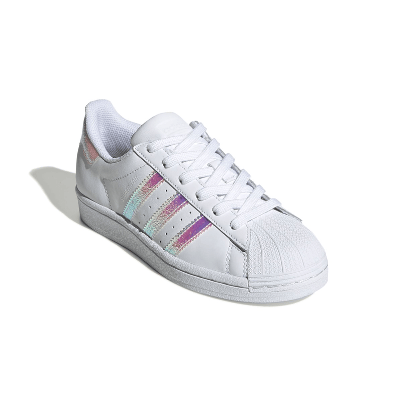 White hot sale iridescent adidas