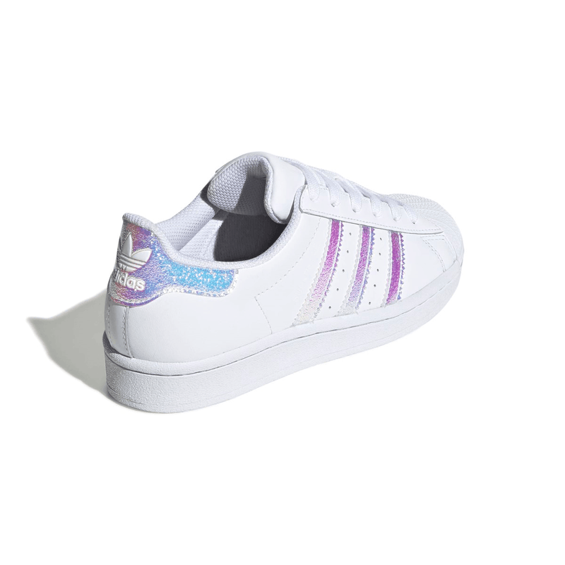 adidas Originals Kid s Superstar White Iridescent Limited Edt