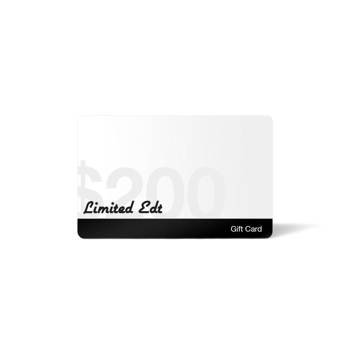 Limited Edt | Gift Card | Limited Edt