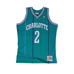 NBA Hardwood Classics Swingman Jersey Charlotte Hornets Larry Johnson 1992-93