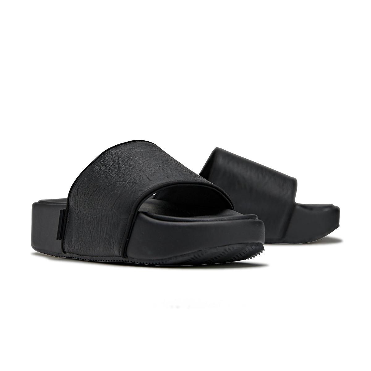 Leather Slides 'Black'