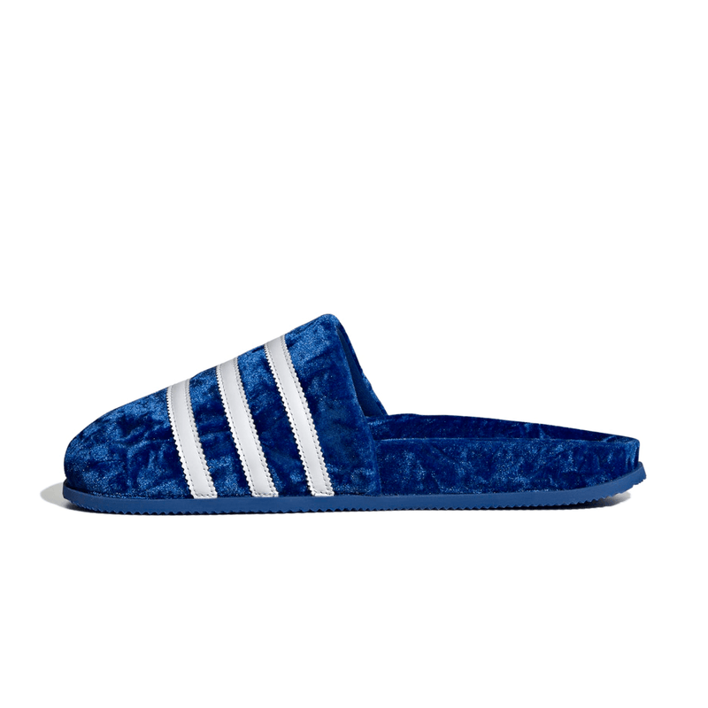 Adidas adilette slides sales velvet
