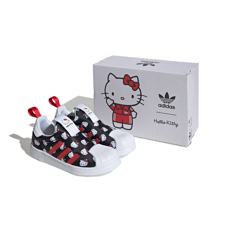adidas Originals Hello Kitty Kid s Superstar 360 Cloud White