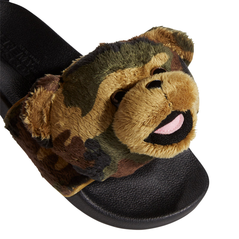 + Jeremy Scott adilette Teddy Slides 'Black Camo'