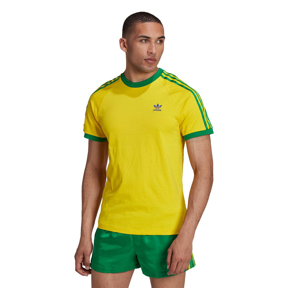 Stripes Tee 'Team Yellow' – AspennigeriaShops - adidas