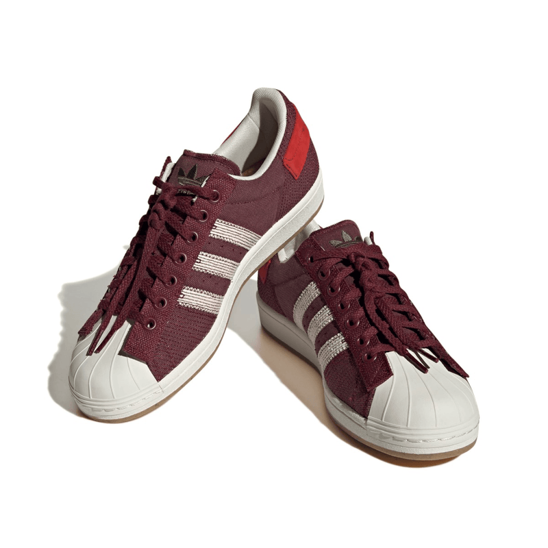 Adidas superstar 2025 8s maroon