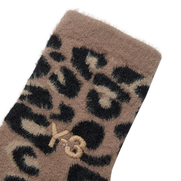 Leopard Socks 'Chalky Brown'