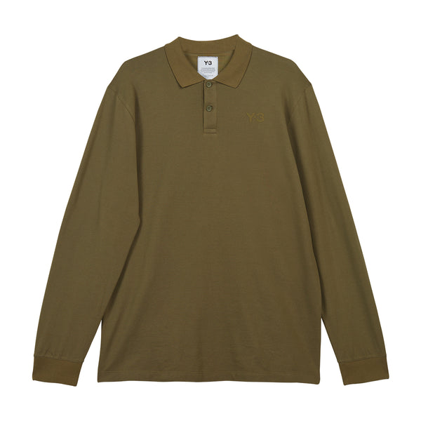 Classic L/S Polo 'Focus Olive'