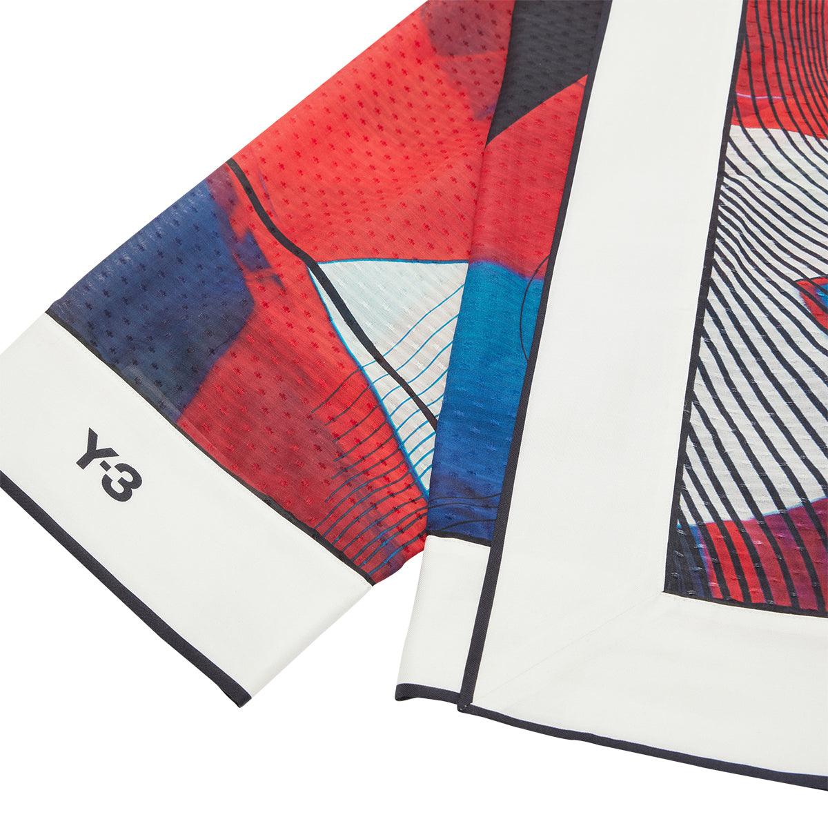 Allover-Print Summer Scarf 'Semi Solar Red'