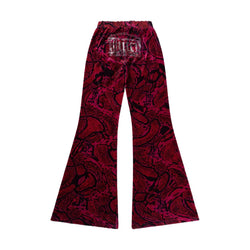 + Juicy Couture Psysnake Flared Sweatpants 'Pink'