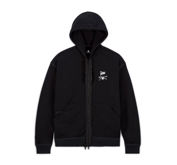 + Patta 4 Leaf Clover Utility Fleece Hoodie 'Converse Black'