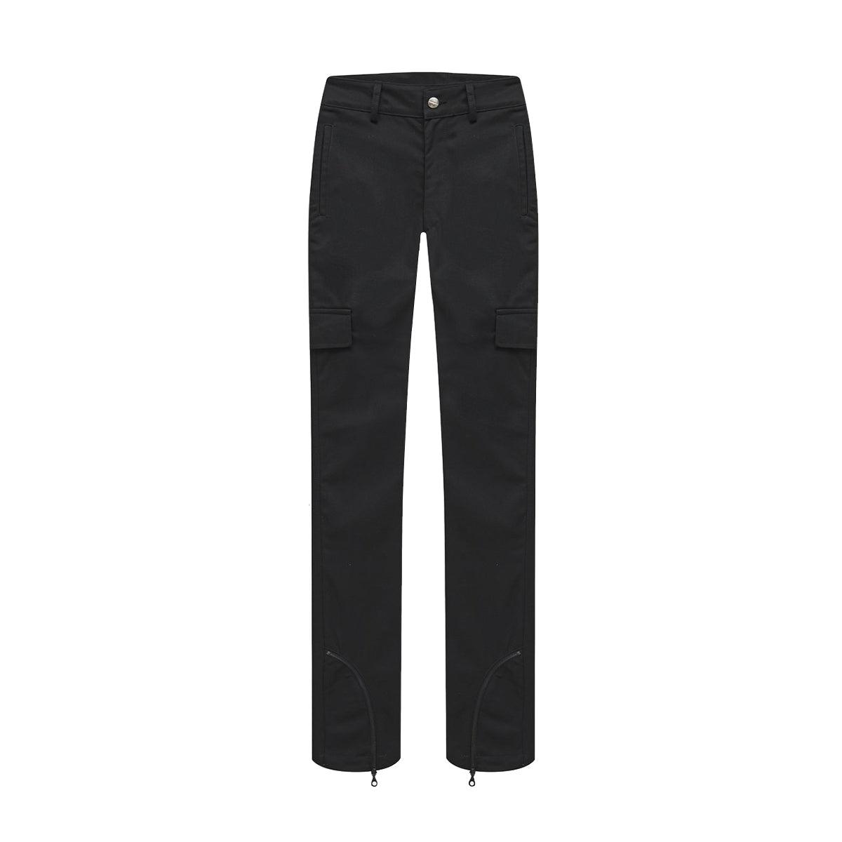 Front Zip Cargo Pants