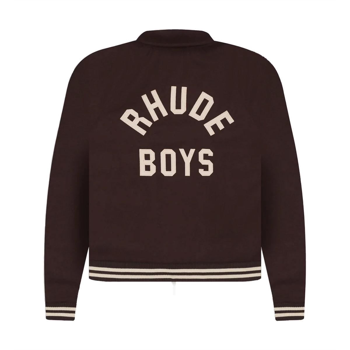 Rhude Boys Signature Bomber 'Brown'