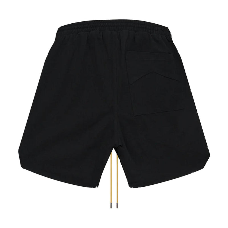 Embroidered Twill Logo Shorts 'Black'