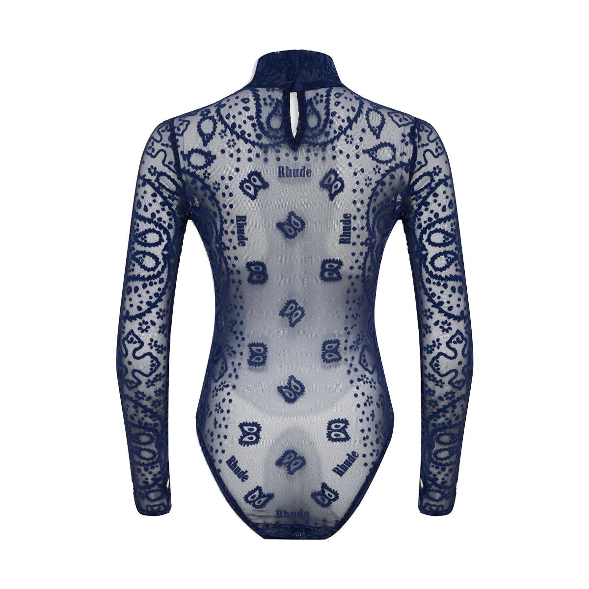 Wmns Bandana Body Suit 'Navy'