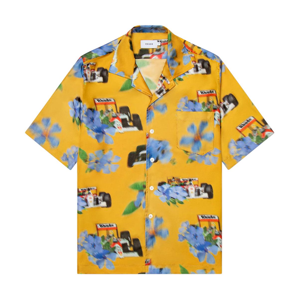 Loix Silk Shirt 'Yellow Mulberry'