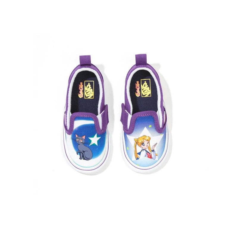 + Sailor Moon Toddler's Slip-On V 'Blue Purple'