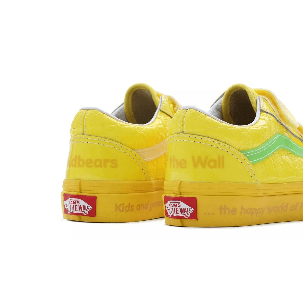 Low top yellow vans hotsell