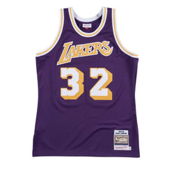 Mitchell & Ness Swingman Los Angeles Lakers Road 1984-85 Magic Johnson Jersey, Purple