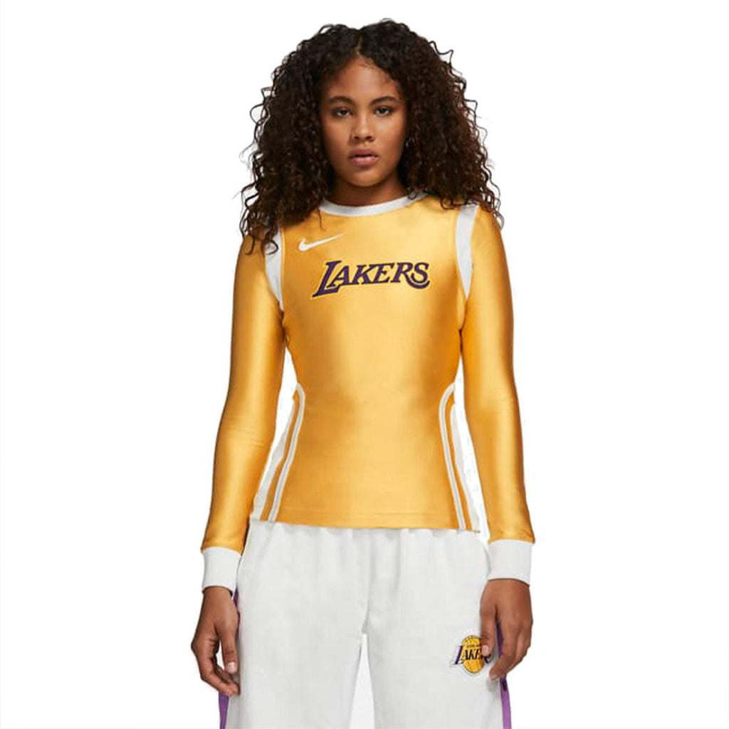 New Women Nike AMBUSH NBA Long Sleeve Tee Top Brooklyn Nets Grey