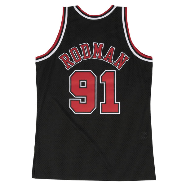 Mitchell & Ness NBA Authentic Shorts Chicago Bulls Alternate 1997-98 Black  - Black/Red
